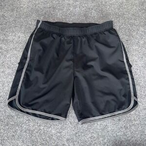 Rabbit Running Short Mens Medium Black Athletic Lightweight Gym Training Workout